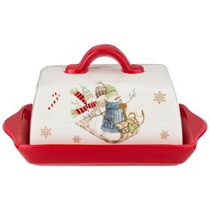 Масленка Agness Зимняя забава 20х12,5х10,5 см (358-1673)