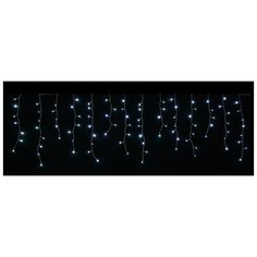 Гирлянда Волшебная страна Сосульки LED200 5625 400 х 50 см, 200 ламп, белый/зеленый провод