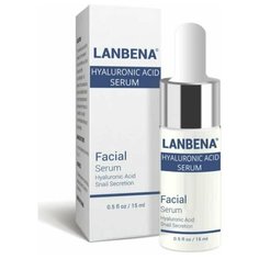 Сыворотка Lanbena с гиалуроновой кислотой и муцином улитки 15 мл.