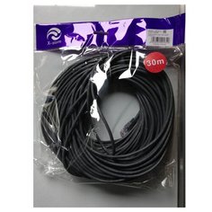 Патч-корд Ningbo cat5E molded 30 м, черный, RJ-45 (m)-RJ-45 (m)