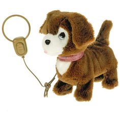 Интерактивный щенок "Марли", 22см, на поводке, ходит, озвучен (JX-14173) Мой питомец