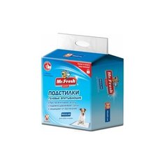 Mr.Fresh Подстилка-пеленка для кошек и собак Expert Regular, впитывающая, 40 см*60 см, 30 шт. F501, 0,900 кг, 55861 (10 шт)