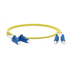 Hyperline FC-D2-9-LC/UR-LC/UR-H-50M-LSZH-YL Патч-корд волоконно-оптический (шнур) SM 9/125 (OS2), LC/UPC-LC/UPC, 2.0 мм, duplex, LSZH, 50 м