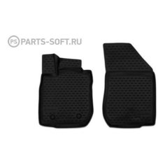 ELEMENT NLC3D5230210K Комплект резиновых автомобильных ковриков 3D в салон LADA Largus, 2013- 2 шт. полиуретан