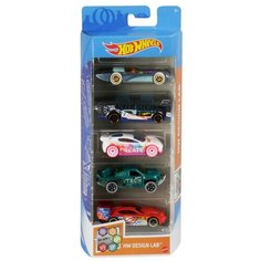 Mattel Hot Wheels 1806/GTN34 Подарочный набор из 5 машинок (HW Design Lab)