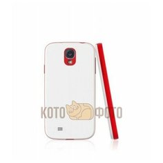 Чехол Deppa Very Case 83100 для Samsung Galaxy S4 (белый/красный)