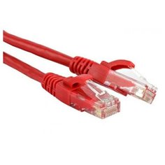 TWT Патч-корд RJ45 - RJ45, 4 пары, UTP, категория 5е, 5 м, красный, TWT TWT-45-45-5.0-RD