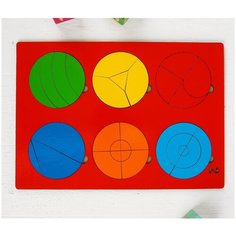 Головоломка логическая "Сложи круг №2 "по методике Никитина Оксва