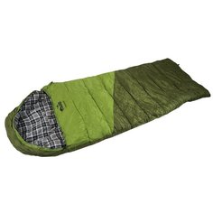 Спальный мешок Tramp Kingwood Long зеленый с левой стороны