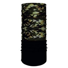 Шарф-труба Buff Windproof Cortices Forest Night, зеленый/черный