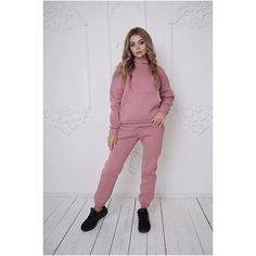 Женский спортивный костюм на флисе, цвет пудра, размер 44 FOM & Kate