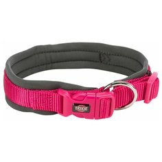 Ошейник Premium с неопреновой подкладкой, XS-S: 27-35 см/10 мм, фуксия/графит Trixie