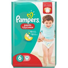 Pampers трусики Pants 6 (16+ кг), 14 шт.