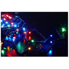 Гирлянда Sh Lights 1200 см, ILD120C, 120 ламп, разноцветные диоды/зеленый провод