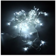 Гирлянда Sh Lights 500 см, ILD100C, 100 ламп, белые диоды/белый провод