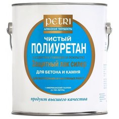 Лак Petri Concrete & Stone Sealer матовый полиуретановый бесцветный 3.79 л