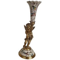 Ваза В руках ангела 14x14x39см, Glasar ГЛАСАР