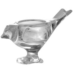 Подсвечник Птичка 12x6x7см, Glasar ГЛАСАР