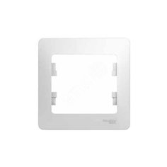 Schneider-electric GSL000101 GLOSSA 1-постовая рамка, белый