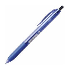 Ручка шариковая масляная автоматическая с грипом CROWN "Quick Dry", синяя, узел 0,5 мм, линия письма 0,3 мм, QD-018 2 шт