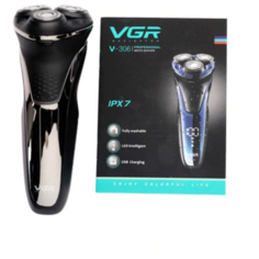 Электробритва VGR VOYAGER V-306 / три плавающие головки / влажное бритье / беспроводный / IPX7