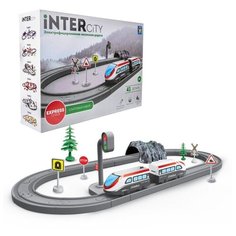 1TOY InterCity Express набор железная дорога "Стартовый набор", 41 деталь (Т20828)