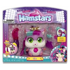 1TOY ХомаStars игровой набор, стильные питомцы хомячок Хлоя с "растущими" волосами (Т21440)