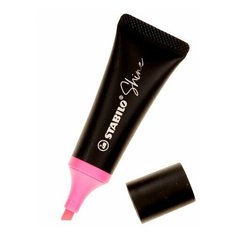 Текстовыделитель STABILO "Shine", розовый, линия 2-5 мм, 76/56 2 шт