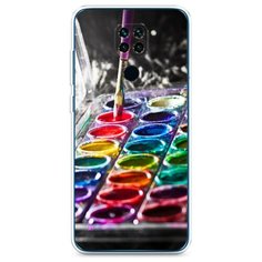 Силиконовый чехол "Палитра красок" на Xiaomi Redmi Note 9 / Сяоми Редми Нот 9 Case Place