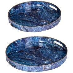 Подносы набор 2 пр. 35x35x4см, Glasar ГЛАСАР