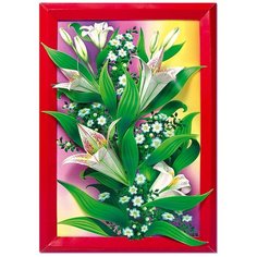 Набор для изготовления картины «Букет лилий» Клевер