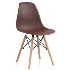 Пластиковый стул Woodville Eames PC-015 brown