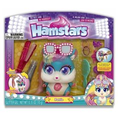 1TOY ХомаStars игровой набор, стильные питомцы хомячок Патти с "растущими" волосами (Т21443)