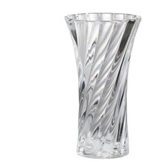 Ваза 11x11x20см, стекло, Glasar ГЛАСАР