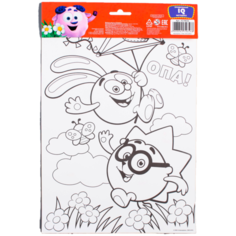 Развивающая игра на липучках, конструктор «Веселые липучки. Изучаем цвета», СМЕШАРИКИ Сима ленд