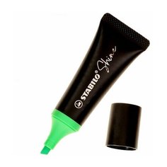 Текстовыделитель STABILO "Shine", зеленый, линия 2-5 мм, 76/33 2 шт