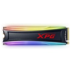 SSD M.2 ADATA 512 ГБ XPG SPECTRIX S40G (PCI-E 3.0 x4, до 3500/1900 Мбит/с, 300000 операций ввода-вывода, 3D TLC, 320 тбвт, NVMe 1.3, 22x80 мм, радиатор, RGB подсветка)