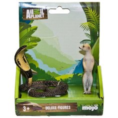 Набор фигурок Mojo (Animal Planet) в индивидуальной упаковке (S): Королевская Кобра (М), Сурикат (S)387126125P