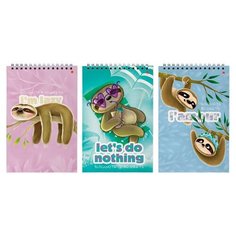 Блокнот ГР. Ф.А5 40 Л. "карибские ленивцы" 3 вида Альт