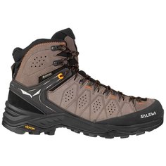 Ботинки хайкеры Salewa , размер 11 , wallnut/fluo orange