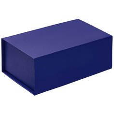 Коробка шкатулка подарочная, синяя 22*14*9 см Ниенаprint