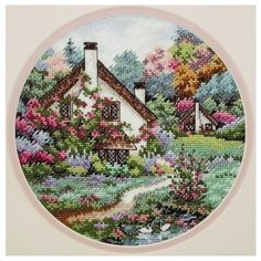 Набор для вышивания Classic Design "Домик в саду", 18х18 см, арт. 4373