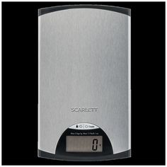 Весы кухонные Scarlett SC-KS57P97 серебристый чёрный