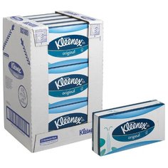 8824 Салфетки косметические для лица Kleenex трёхслойные 12 коробок по 72 листа