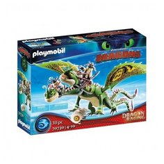 Конструктор Playmobil Гонки на драконах: Забияка и Задирака с Барсом и Вепрем 70730