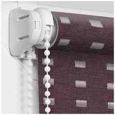 Рулонная штора OLEXDECO «Мини» Квадро/Слива (81 х 170)