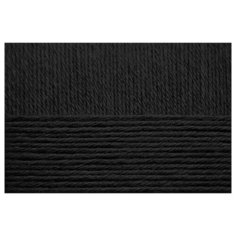 Пряжа для вязания ПЕХ "Детский каприз Fit" (100% акрил) 5х50г/225м цв.002 черный Пехорка