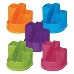 Подставка-органайзер СТАММ "Авангард Intensive", 132х122х108 мм, 5 отделений, ассорти, ОР55