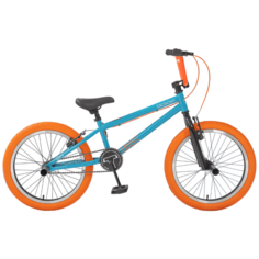 Велосипед BMX Tech Team GOOF 20 бирюзово-оранжевый 2020