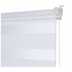 Рулонная штора DECOFEST День-Ночь Бейс Белый 100x160